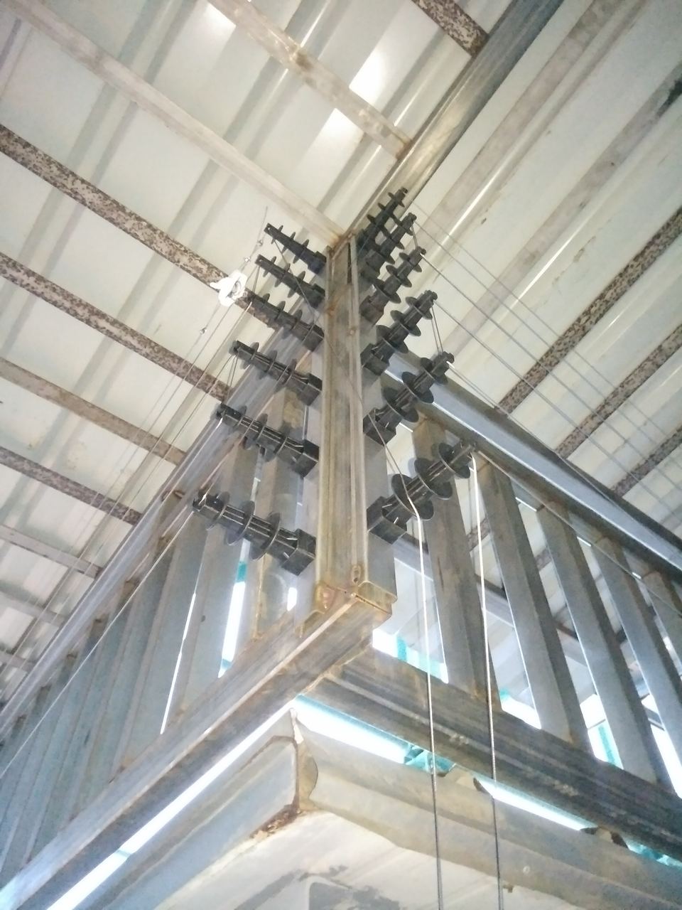 Fence-mounted sensing lines